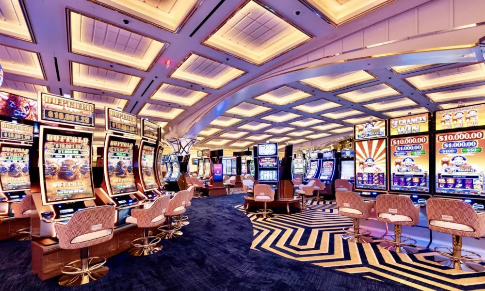 Why do slot games include both sound and visuals?